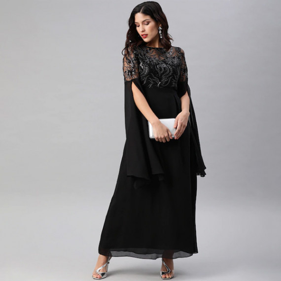 https://www.zenfashion.in/products/black-embellished-slit-sleeves-maxi-dress
