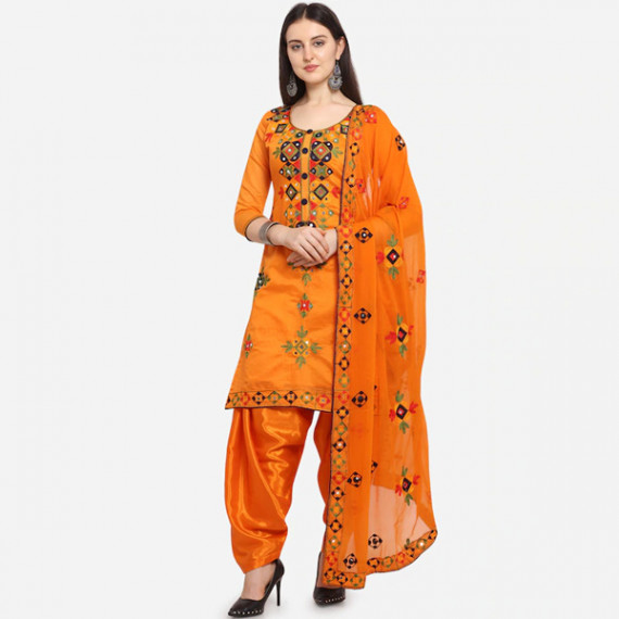 https://www.zenfashion.in/products/women-orange-unstitched-dress-material