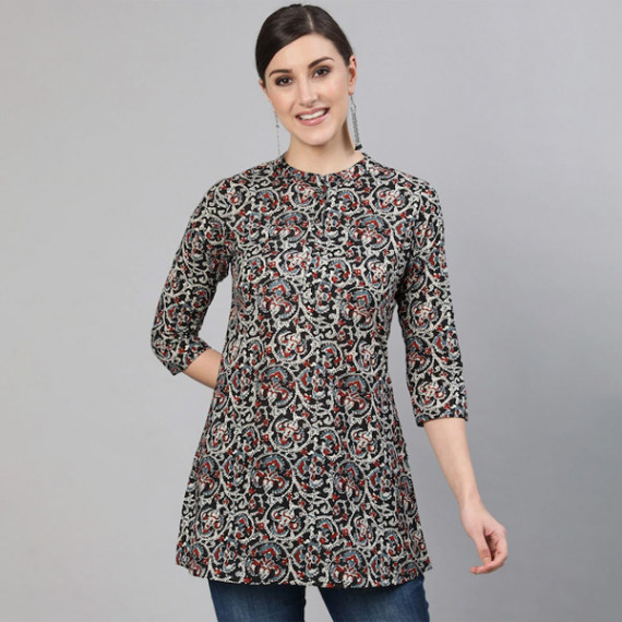 https://www.zenfashion.in/products/women-black-maroon-abstract-printed-tunic