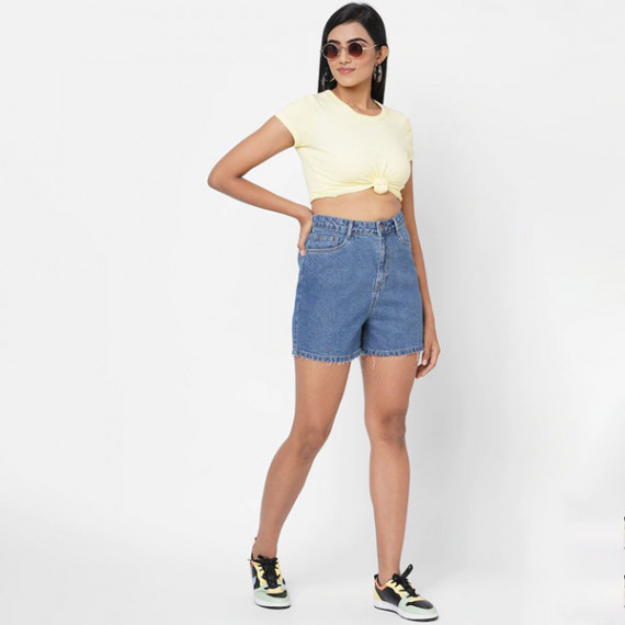 https://www.zenfashion.in/products/women-blue-slim-fit-high-rise-denim-shorts