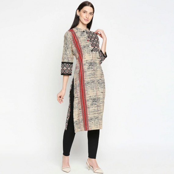 https://www.zenfashion.in/products/women-beige-black-printed-kurta