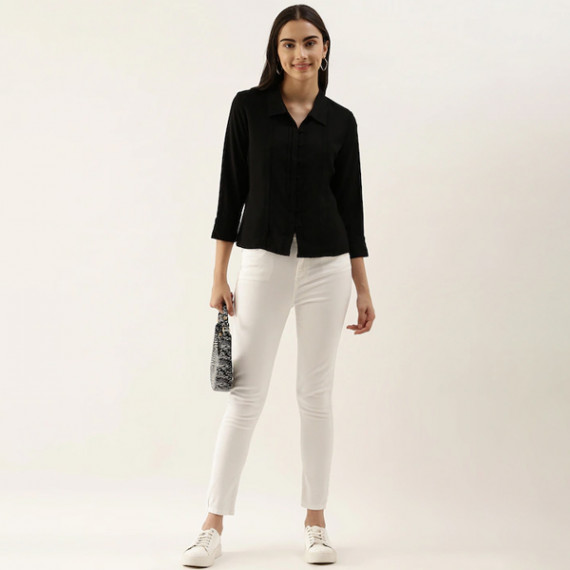 https://www.zenfashion.in/products/black-solid-shirt-style-top