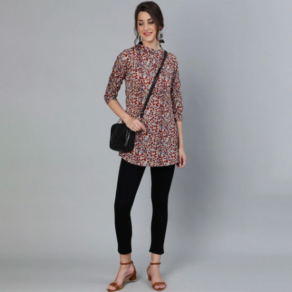 https://www.zenfashion.in/products/womens-maroon-cream-coloured-printed-tunic