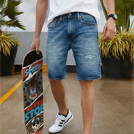 https://www.zenfashion.in/products/men-blue-washed-distressed-denim-shorts