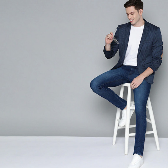 https://www.zenfashion.in/products/men-navy-blue-self-design-single-breasted-blazer
