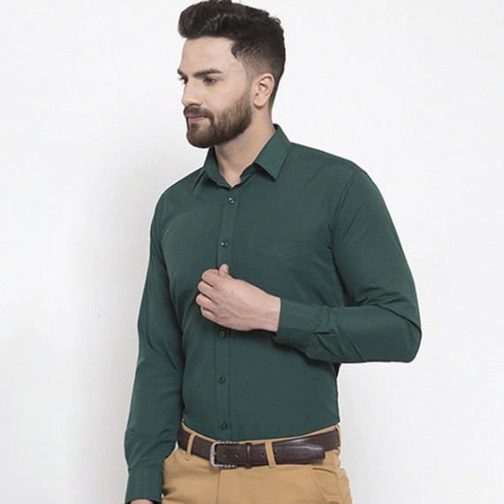 https://www.zenfashion.in/products/men-green-slim-fit-solid-formal-shirt