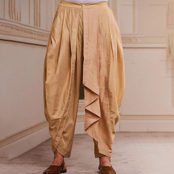 https://www.zenfashion.in/products/men-beige-solid-draped-dhoti-pants