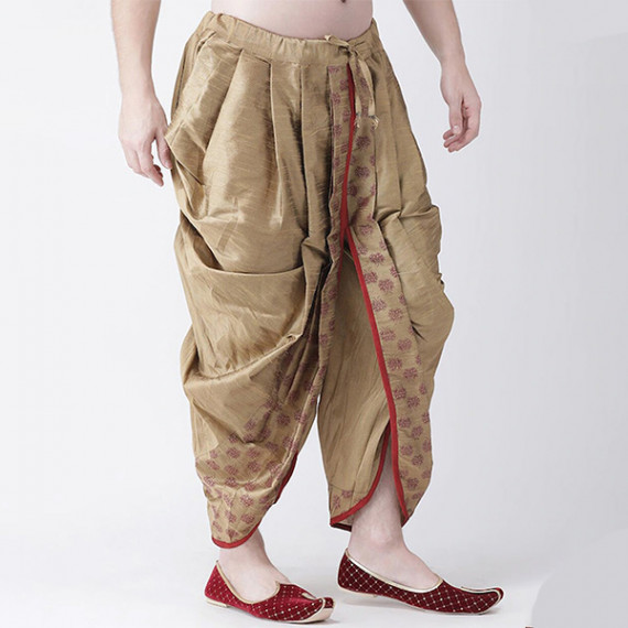 https://www.zenfashion.in/products/men-beige-red-printed-dupion-silk-dhoti-pants