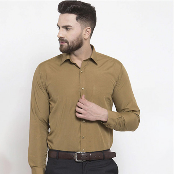 https://www.zenfashion.in/products/men-khaki-slim-fit-solid-formal-shirt