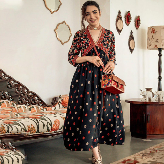 https://www.zenfashion.in/products/black-orange-ethnic-motifs-printed-maxi-dress