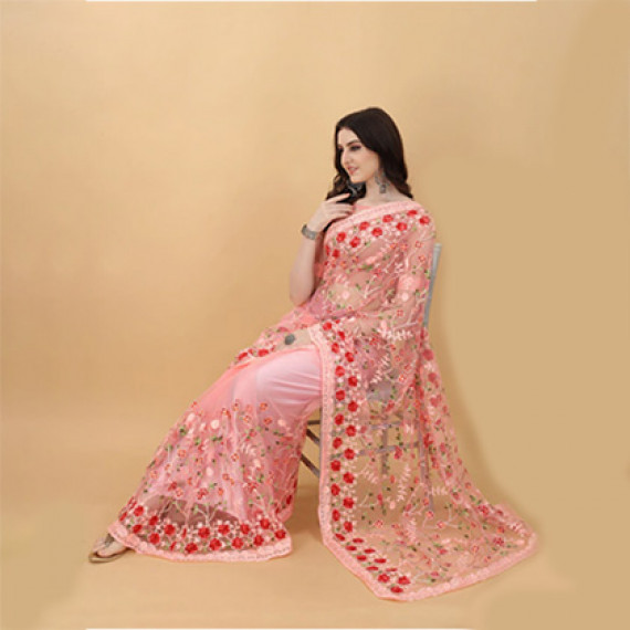 https://www.zenfashion.in/products/pink-red-floral-embroidered-net-heavy-work-saree